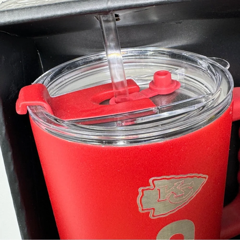 NFL Kansas City Chief's Logobrand Stainless Steel 40 Ounce 2 Tumblers